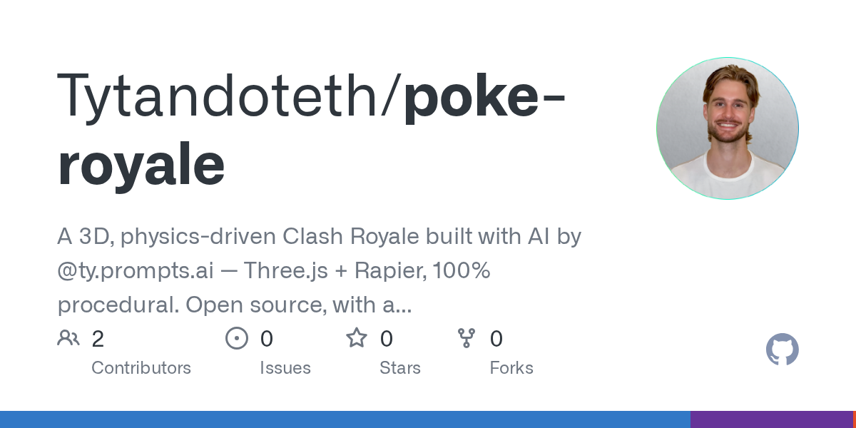 poke-royale project screenshot by Ty Blackard